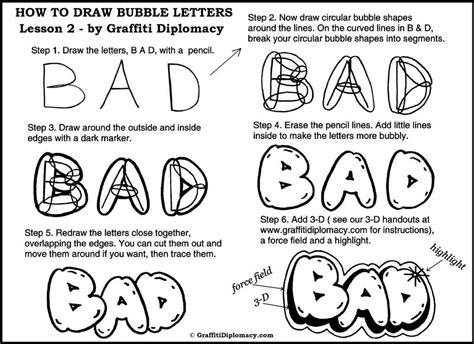 How To Draw Bubble Letters For Beginners Voing1964 Pled1942