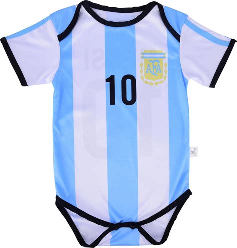 Athletics Rhinox Leo Messi 10 Argentina Soccer Jersey Baby Infant