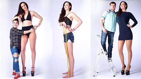 Ft In Woman Bids To Be Worlds Tallest Model Hot Bumbum