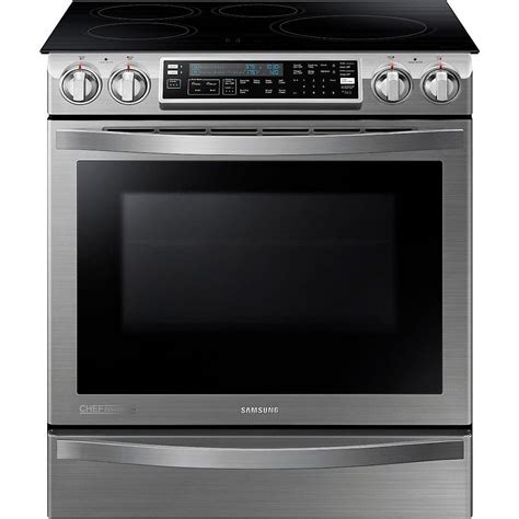 Samsung Chef Collection 58 Cu Ft Slide In Induction Range With Flex