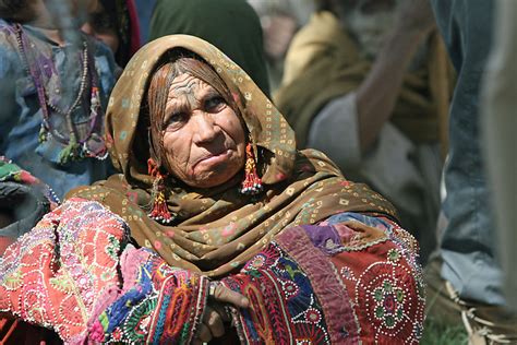 Kuchi Woman During A Humanitarian Aid Mission In Zabul Province