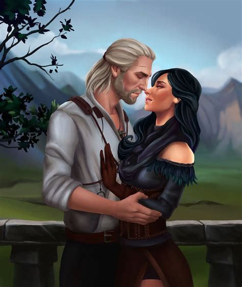 Geralt And Yen By Polarseal On Deviantart The Witcher Game The Witcher