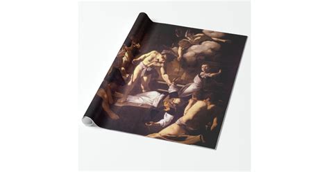 The Martyrdom Of Saint Matthew By Caravaggio 1600 Wrapping Paper Zazzle