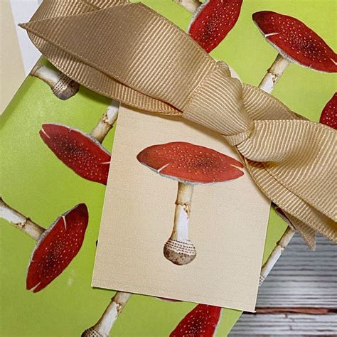 Mushroom Magic Maxi T Wrap Set Includes Paper Tags And Etsy