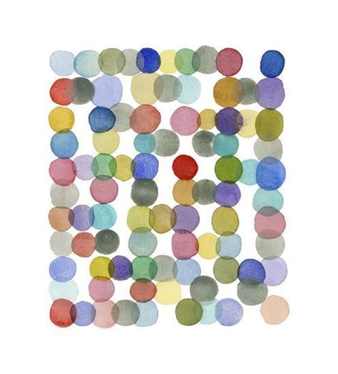 Series Colored Dots No Ii Giclee Print Louise Van Terheijden