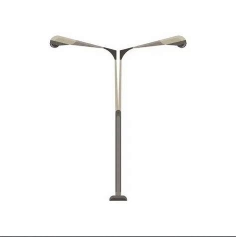 Mild Steel Dual Arm Double Sided Street Light Pole At Rs 75kilogram In