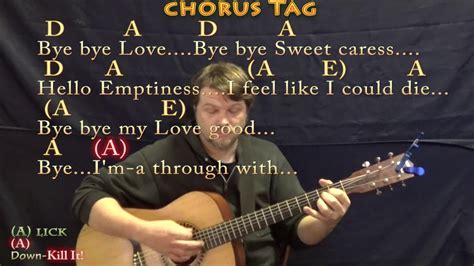 Bye Bye Love Everly Brothers Guitar Lesson Chord Chart With Chords Lyrics Youtube
