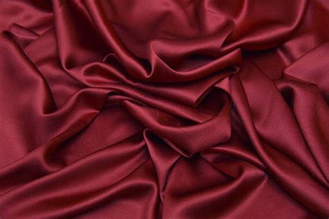 Silk Satin Fabric Burgundy Silk Supplies Fabric By Yard Silk Etsy