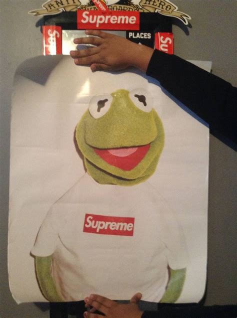 Supreme Kermit Poster Grailed