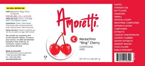 Maraschino Bing Cherry Compound — Amoretti