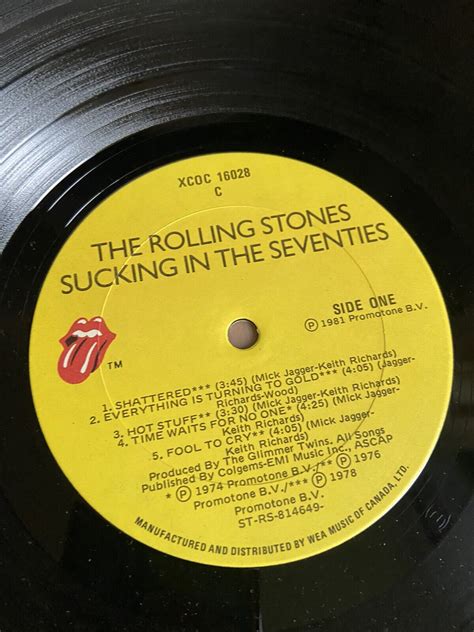 The Rolling Stones Sucking In The Seventies LP Vinyl 1981 EBay