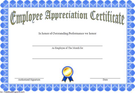Employee Recognition Award Template For Your Needs