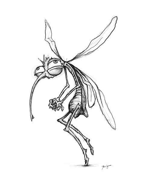 Ryan Oelker Mosquito Jim Speed Drawing 30min