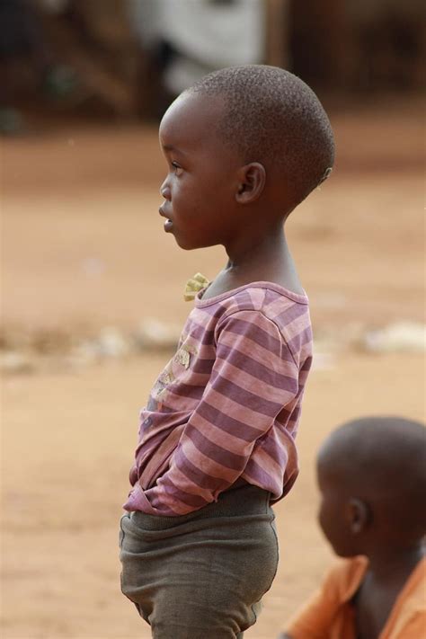 Uganda Africa Poverty Young Black Life Child Poor Children