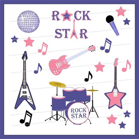 Rock Star Clip Art Here Are Some Cool Items For A Rock Sta Flickr