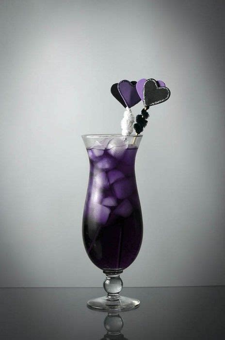 Purple Cocktail Purple Drinks Purple Cocktails Pretty Drinks