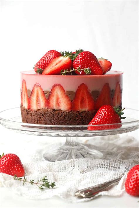 Strawberry Chocolate Torte Vegan Gluten Free Nirvana Cakery
