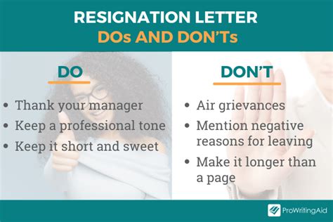 Dos And Don Ts For A Resignation Letter Vrogue