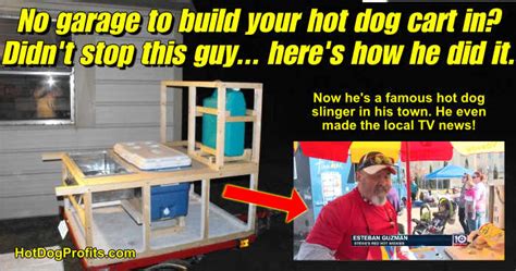 Make your own hot dog cart diy vendor cart demand hot; No place to build a hot dog cart? Here's what to do... - Hot Dog Cart