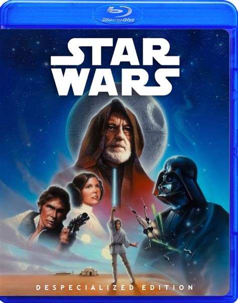 Star Wars 1977 Despecialized Edition Custom Blu Ray Cover Etsyde