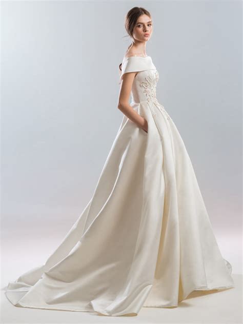 trending silk mikado wedding dresses papilio boutique
