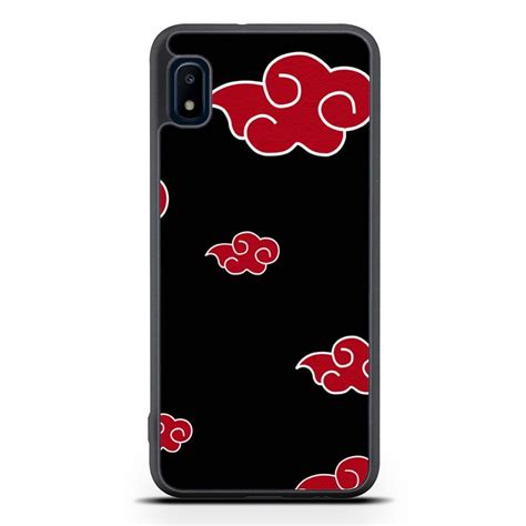 Akatsuki Red Cloud Pattern Samsung Galaxy A10e A011 Case Caselinor