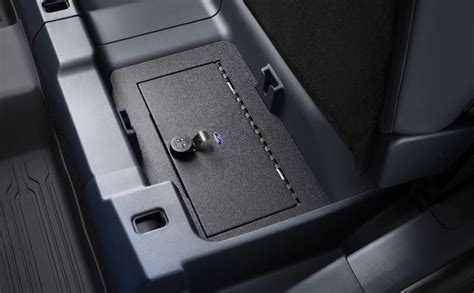 Rear Seat Floor In Vehicle Locking Safe By Console Vault New Maverick