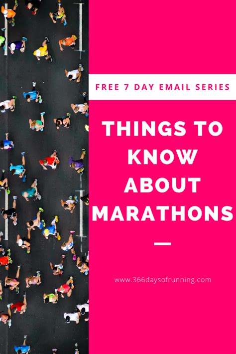 Things To Know About Marathons Free 7 Day Email Series Tips To Help You Prepare For Your Fi