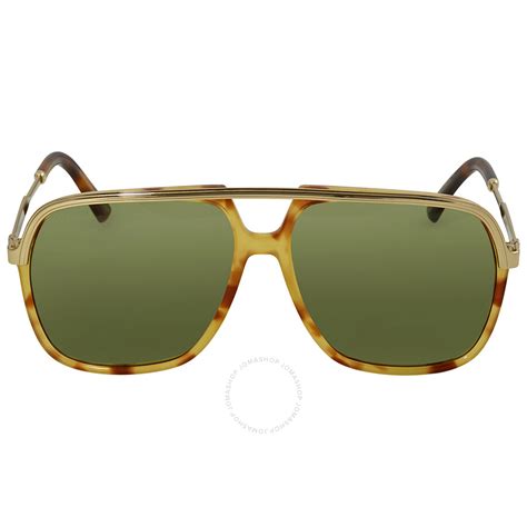 Gucci Green Sunglasses Gg0200s 003 57 Gucci Sunglasses Jomashop