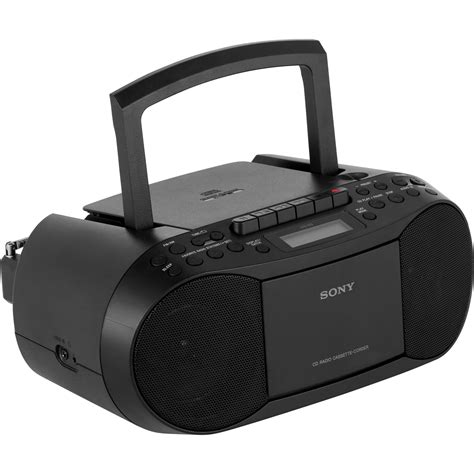 sony cfds70b cd cassette boombox with radio with fm am tuner black 4548736026582 ebay
