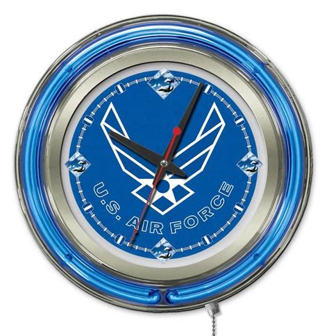 Clock 15 Dia United States Air Force Logo Clocks Printed Clocks