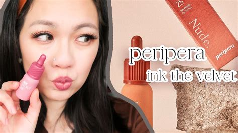 Peripera Ink The Velvet THE NUDE BREW 23 28 Collection Review