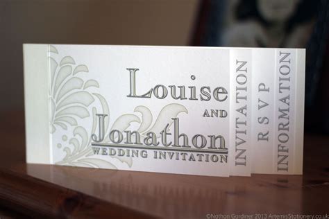 Our beautiful invitation templates for weddings are so easy to personalize. Collection: brescia Description:Cheque book invitation with vintage fonts | Book invitation ...