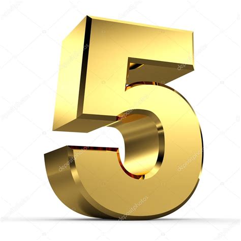 3d Golden Number Collection Stock Photo By ©yavuzunlu 35798461