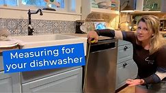 How to measure your kitchen for a new dishwasher