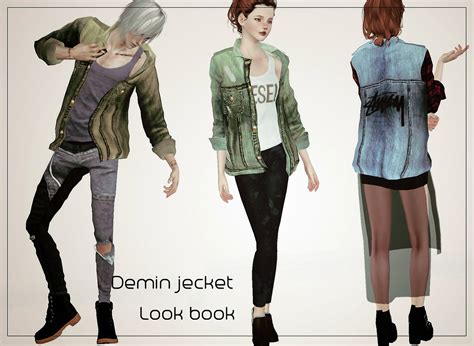 My Sims 3 Blog Accessory Denim Jacket For Males And Females By Littlemsim