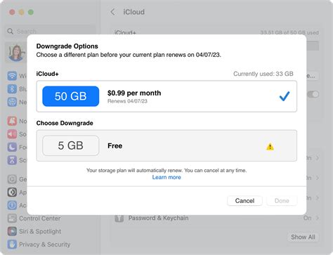 Downgrade Or Cancel Your Icloud Plan Apple Support