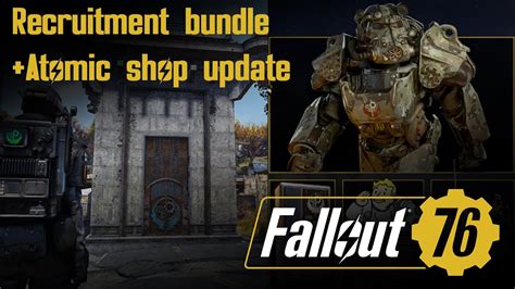 Fallout Steel Dawn Recruitment Bundle And Atomic Shop Update Showcase