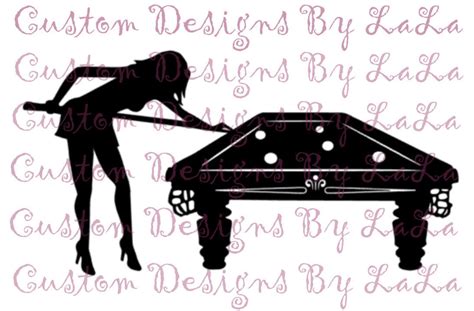 Billiards Chick Svg Girl Shooting Pool Svg Billiards Cutting File For Cricut Pool Table Svg