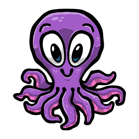 Best Ideas For Coloring Cartoon Octopus Clip Art