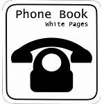 Phone Clip Telephone Pages Clipart Number Clipground
