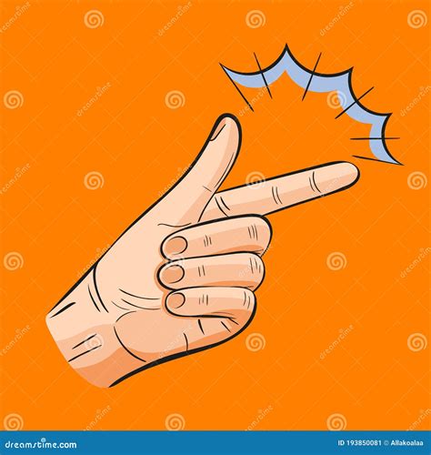 Finger Snapping Gesture Vector Icon Hand Snap Fingers Like Easy