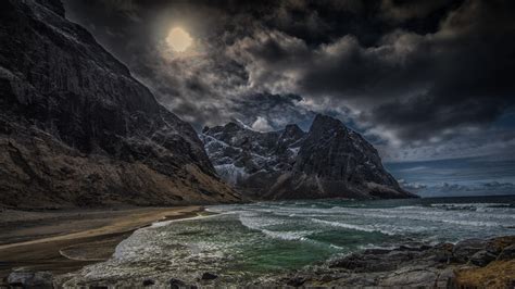Twilight In Lofoten Islands Backiee
