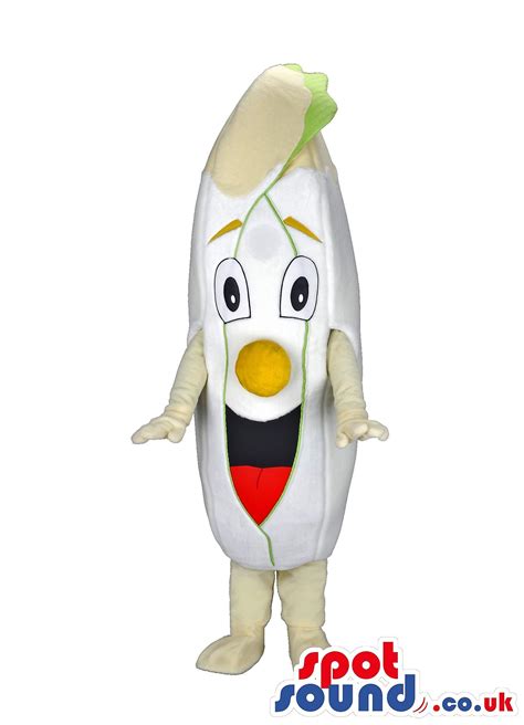 Cute Corn Spotsound Mascot With His Mouth Open Giving A Happy Look