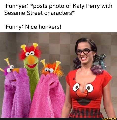 Ifunnyer Posts Photo Of Katy Perry With Sesame Street Characters