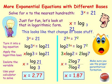 Ppt Solving Exponential Equations Powerpoint Presentation Free