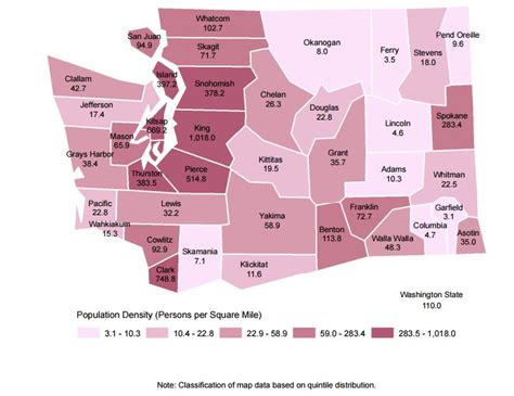 Population Growth In Washington Remains Strong Office Of