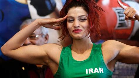 Irans First Female Boxer Enters Ring World The Sunday Times