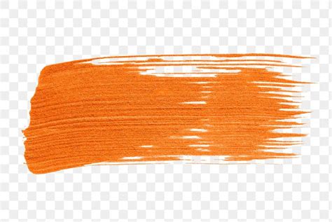 Electric Neon Orange Paint Brush Stroke Texture Background Free Image