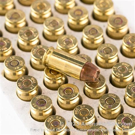 50 Rounds Of Discount 180gr Jhp Bonded 40 Sandw Ammo For Sale By Winchester